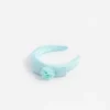Aqua Flower Bow Headband Aqua Flower Bow Headband