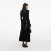 Black Button Down Knit Top Black Button Down Knit Top