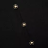 Black Button Down Knit Top Black Button Down Knit Top