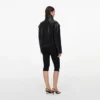 Black Faux Leather Bomber Jacket Black Faux Leather Bomber Jacket