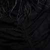 Black Feather Viscose Knit Top Black Feather Viscose Knit Top