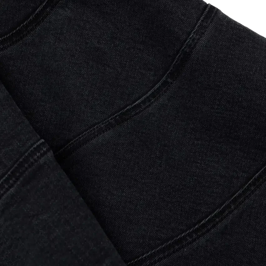 Black Flared Denim Mini Skirt Black Flared Denim Mini Skirt