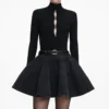Black Keyhole Knit Top Black Keyhole Knit Top
