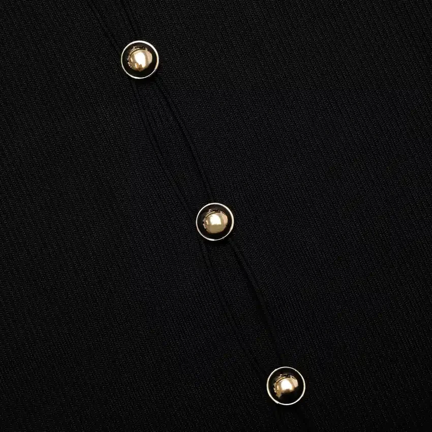 Black Keyhole Knit Top Black Keyhole Knit Top