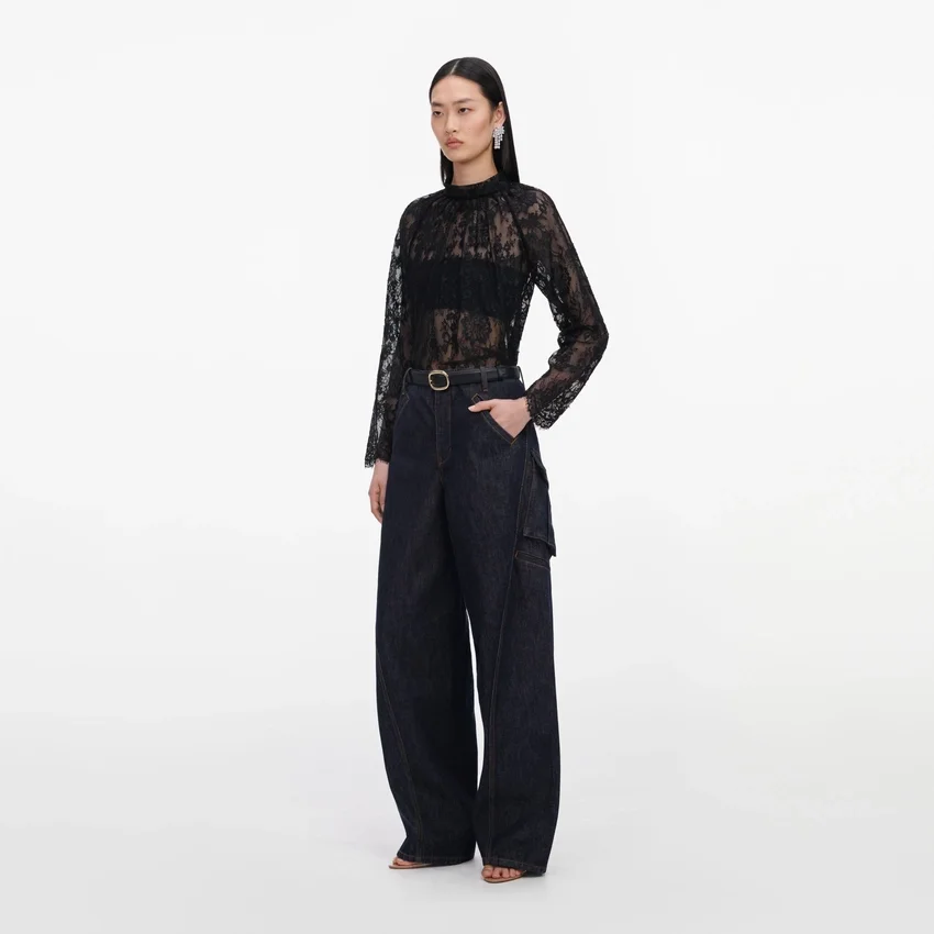 Black Lace Blouse Black Lace Blouse
