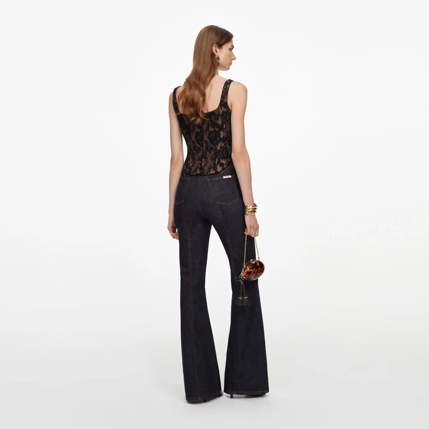 Black Lace Corset Top Black Lace Corset Top