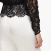 Black Lace High Neck Blouse Black Lace High Neck Blouse