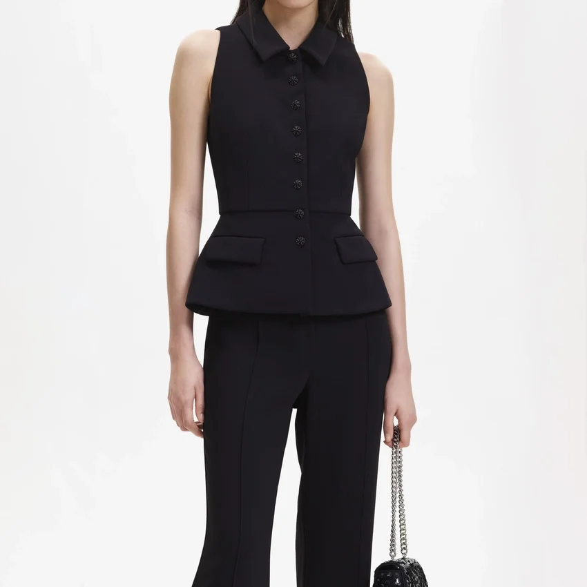 Black Tailored Jumpsuit Black Tailored Jumpsuit