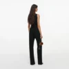 Black Wool Crepe Jumpsuit Black Wool Crepe Jumpsuit