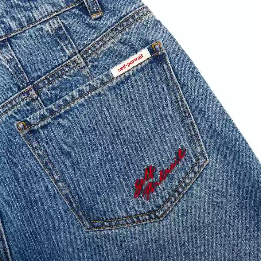 Blue Barrel Leg Jeans Blue Barrel Leg Jeans