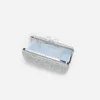 Blue Crystal Chainmail Clutch Bag Blue Crystal Chainmail Clutch Bag