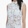 Blue Lace Mini Dress