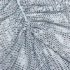 Blue Rhinestone Mesh Maxi Dress