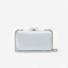 Blue Satin Clutch Bag Blue Satin Clutch Bag