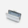 Blue Satin Clutch Bag Blue Satin Clutch Bag