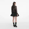 Brown Cropped Leather Jacket Brown Cropped Leather Jacket