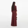 Brown Twill Maxi Dress
