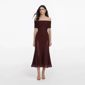 burgundy knit lace insert midi dress 1 280x280 - Burgundy Knit Lace Insert Midi Dress