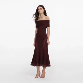 burgundy knit lace insert midi dress 2 280x280 - Burgundy Knit Lace Insert Midi Dress