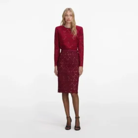 Burgundy Lace Crystal Top Burgundy Lace Crystal Top
