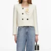 Cream 3D Flower Jacket Cream 3D Flower Jacket