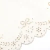 Cream Broderie Denim Top Cream Broderie Denim Top