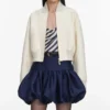 Cream Cotton Canvas Jacket Cream Cotton Canvas Jacket