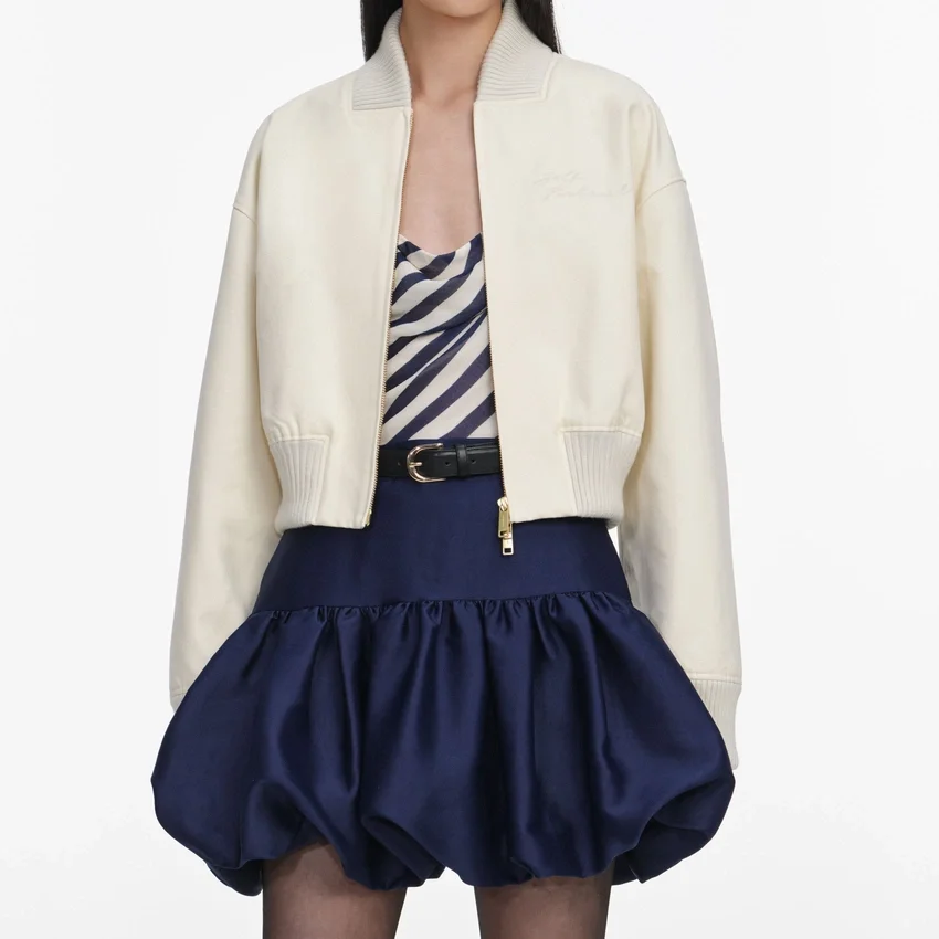 Cream Cotton Canvas Jacket Cream Cotton Canvas Jacket