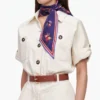 Cream Denim Playsuit Cream Denim Playsuit