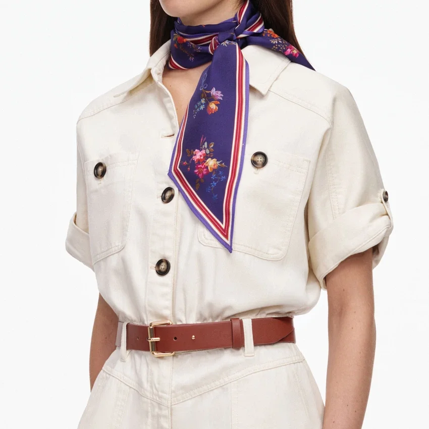 Cream Denim Playsuit Cream Denim Playsuit