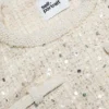 Cream Embellished Boucle Jacket Cream Embellished Boucle Jacket