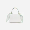 Cream Linen Mint Floral Mini Bag Cream Linen Mint Floral Mini Bag