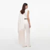 Cream Satin Trousers Cream Satin Trousers