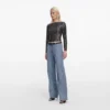 Croc Effect Straight Leg Jeans Croc Effect Straight Leg Jeans