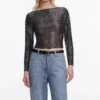 Croc Effect Straight Leg Jeans Croc Effect Straight Leg Jeans