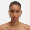 Crystal Bow Droplet Earrings Crystal Bow Droplet Earrings