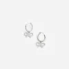 Crystal Bow Hoop Earrings Crystal Bow Hoop Earrings