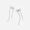 Crystal Droplet Bow Earrings Crystal Droplet Bow Earrings