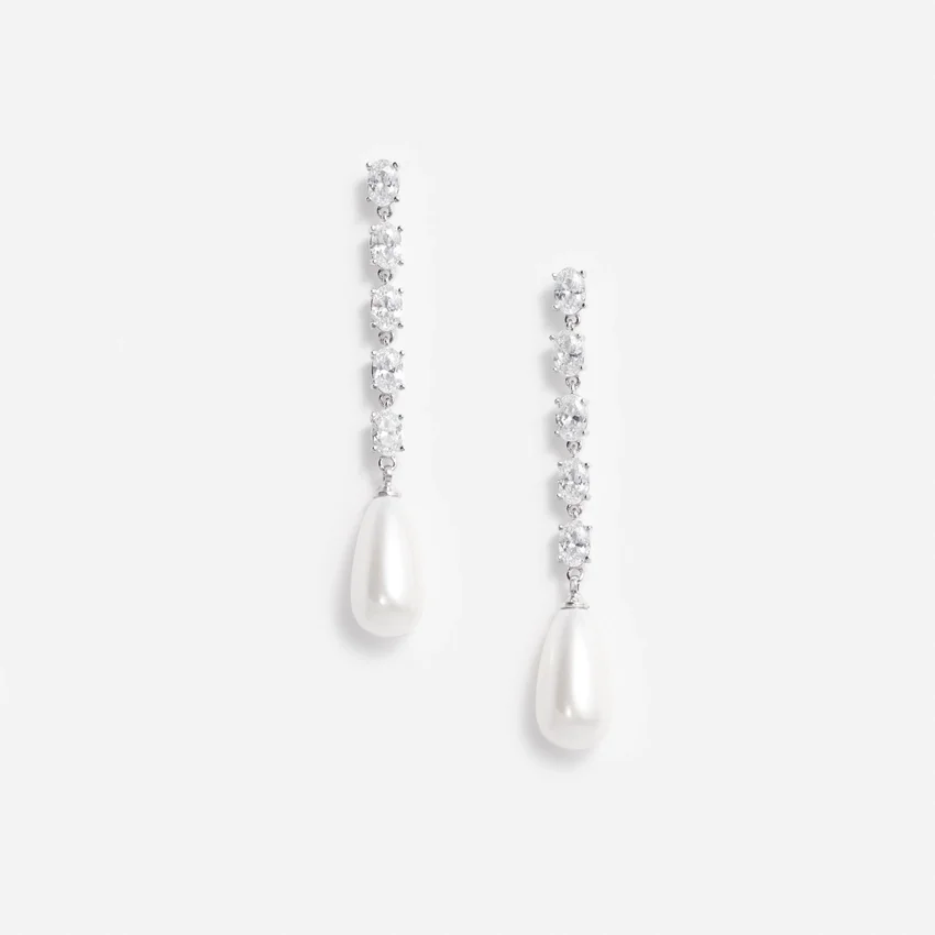Crystal Droplet Earrings Crystal Droplet Earrings