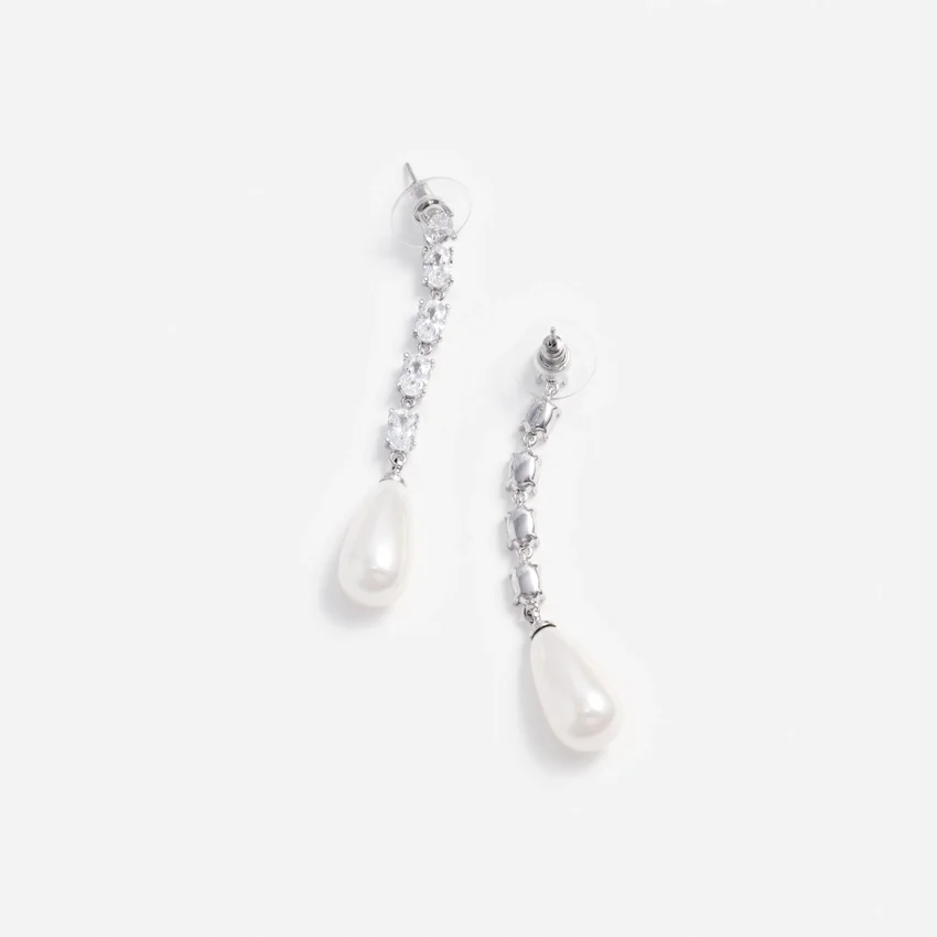 Crystal Droplet Earrings Crystal Droplet Earrings