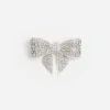 Crystal Embellished Bow Hairclip