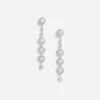 Crystal Pearl Tiered Drop Earrings Crystal Pearl Tiered Drop Earrings