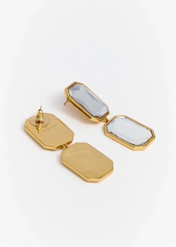 Crystal Tiered Earrings Crystal Tiered Earrings