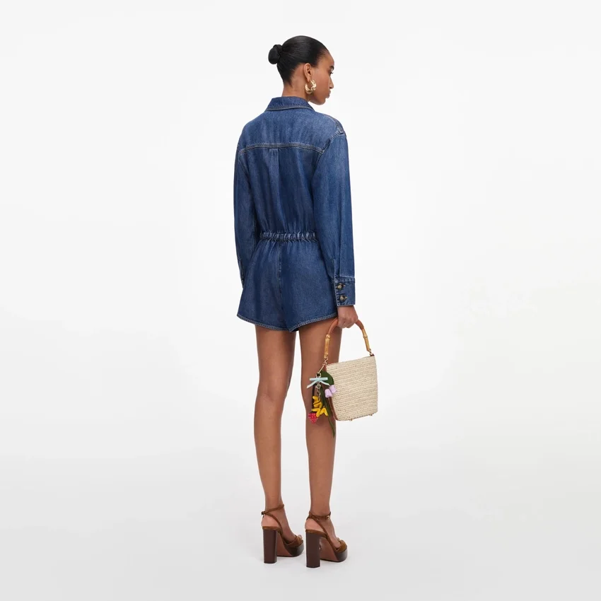 Denim Relaxed Fit Playsuit Denim Relaxed Fit Playsuit