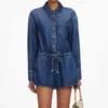 Denim Relaxed Fit Playsuit Denim Relaxed Fit Playsuit