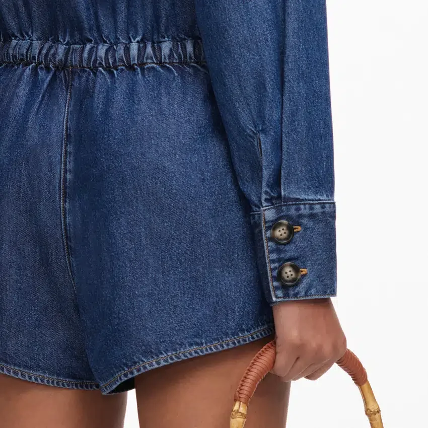 Denim Relaxed Fit Playsuit Denim Relaxed Fit Playsuit