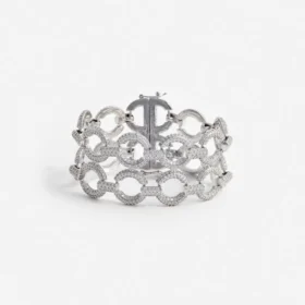 Double Crystal Link Bracelet