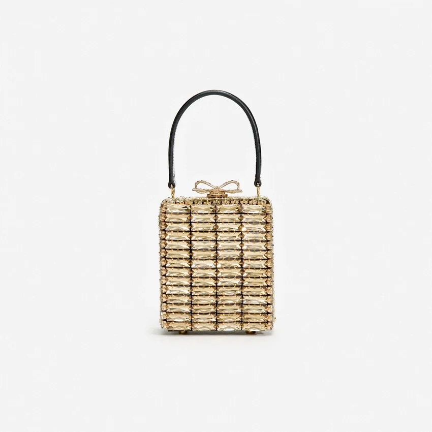 Gold Crystal Micro Bag Gold Crystal Micro Bag