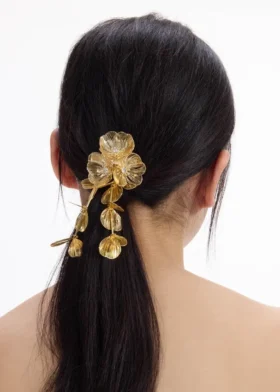 Gold Floral Hairclip Gold Floral Hairclip
