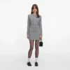 Grey Fluffy Knit Mini Skirt Grey Fluffy Knit Mini Skirt